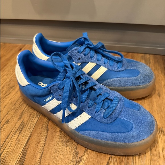 adidas Shoes - Adidas Samba Blue and White Sneakers